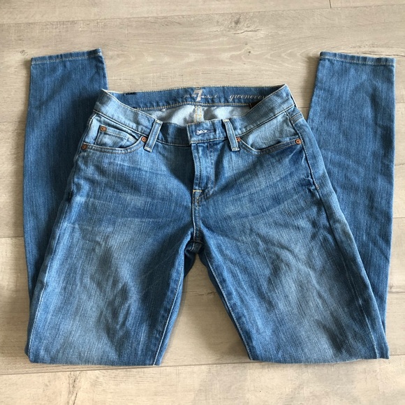 7 for all mankind skinny jeans - Picture 3 of 5